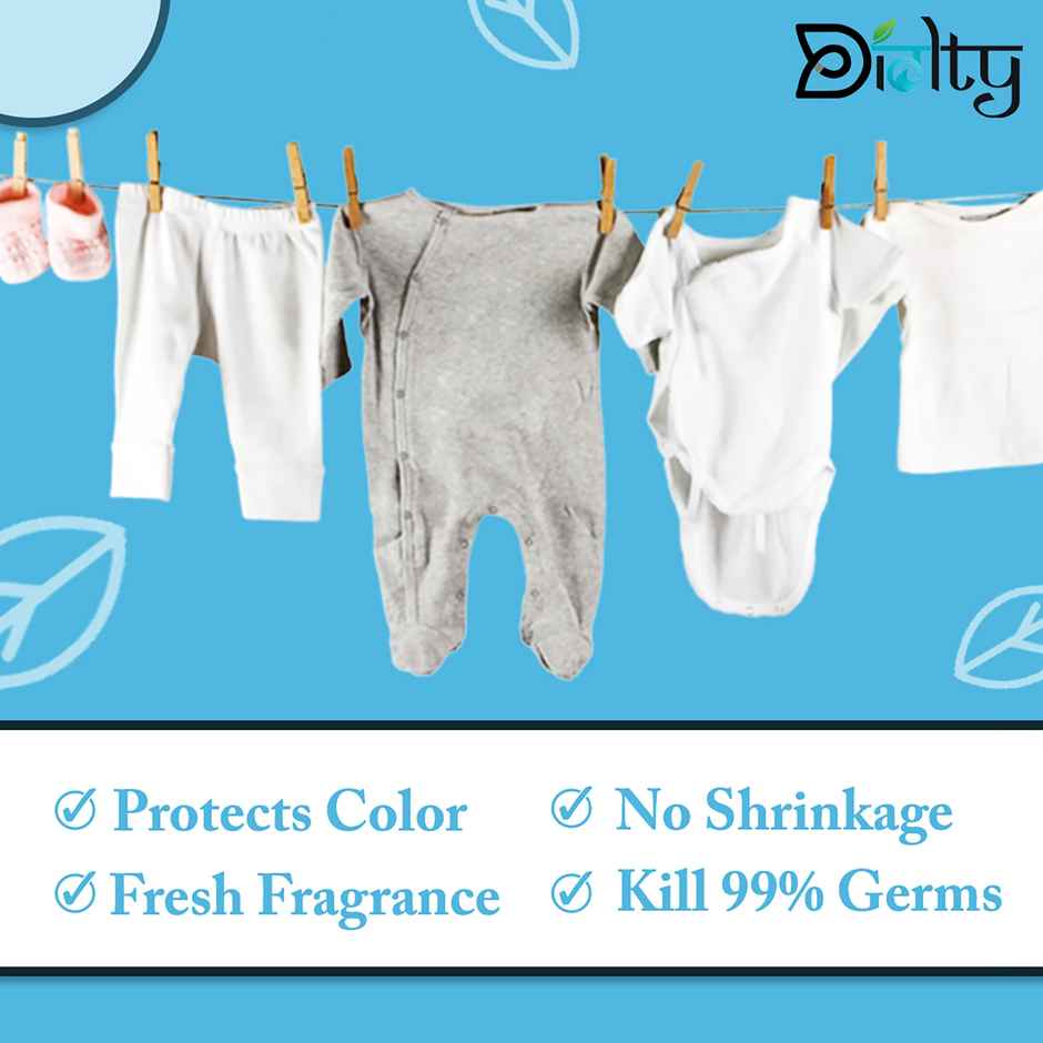 Diolty Baby Laundry Liquid Detergent Washing Liquid For Baby Clothes (Ossam) 5 l
