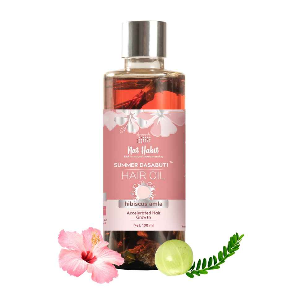 Nat Habit Hibiscus Amla Hair Oil For Hairfall & Hair Growth Combo