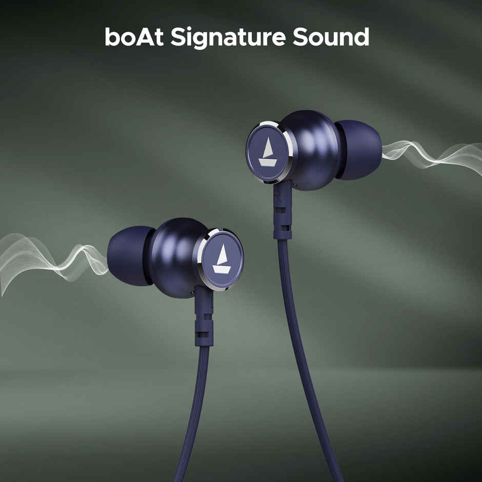 boAt Rockerz 195v2 Pro BT Neckband w/ 30H Playtime, ENx Technology & ASAP Charge (Deep Blue)