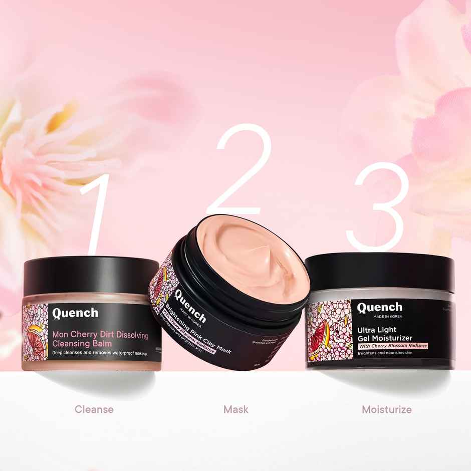 Quench Mon Cherry Brightening Pink Clay Mask
