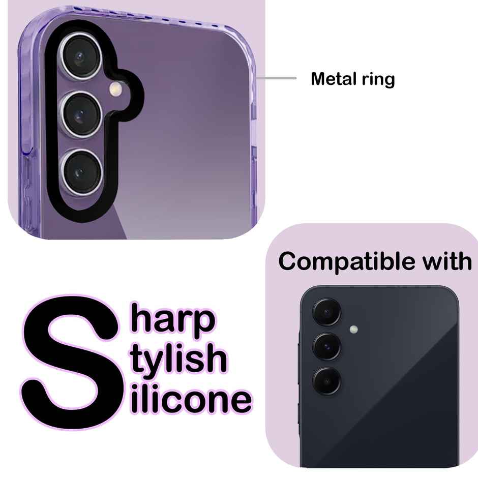 Artistque Case for Samsung Galaxy S24 Fe 5g Back Cover | ultra Stylish Transparent Tpu Cover