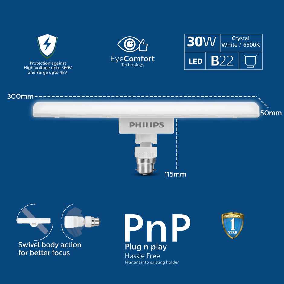 Philips TBulb 14W Cw Ns | B22 Base Holder
