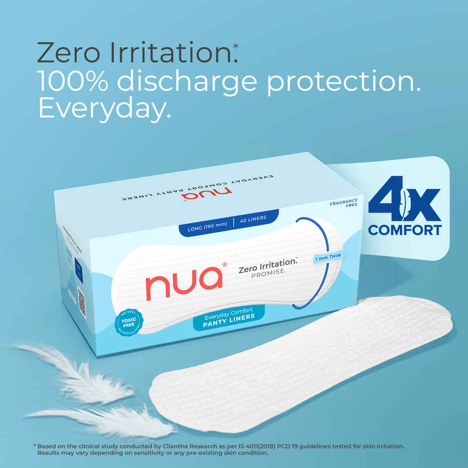 Nua Panty Liners for Daily Use Long 190mm