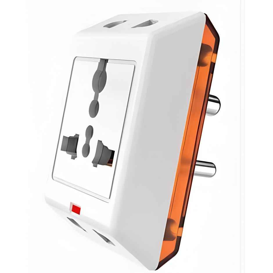 Wipro 3 Way Multiplug Adaptor with 1 Universal Socket