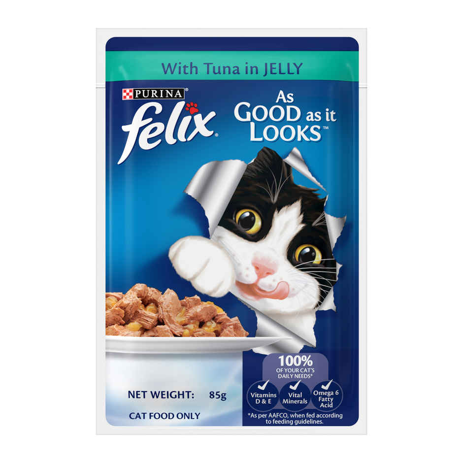 Purina Felix with Tuna in Jelly | Wet Food for Adults | Complete and Balanced Adult Food