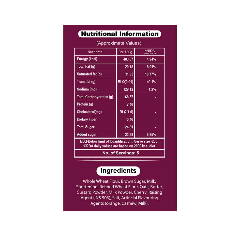 Let's Try Fruit Cake Rusk With Goodness Of Milk & Atta