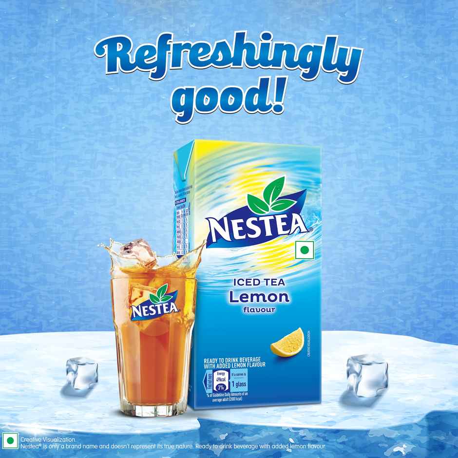 Nestea Lemon Iced Tea (Ready to Drink) - 49 calories - Refreshingly Good Taste