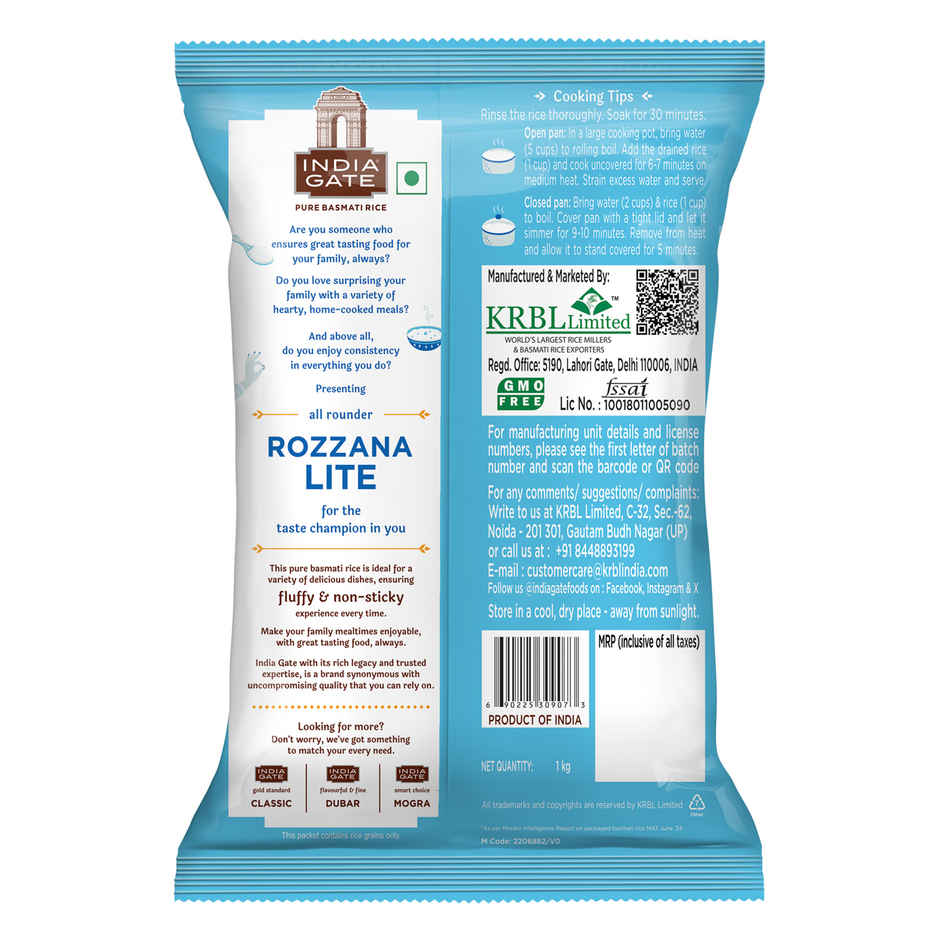 India Gate Rozzana Lite