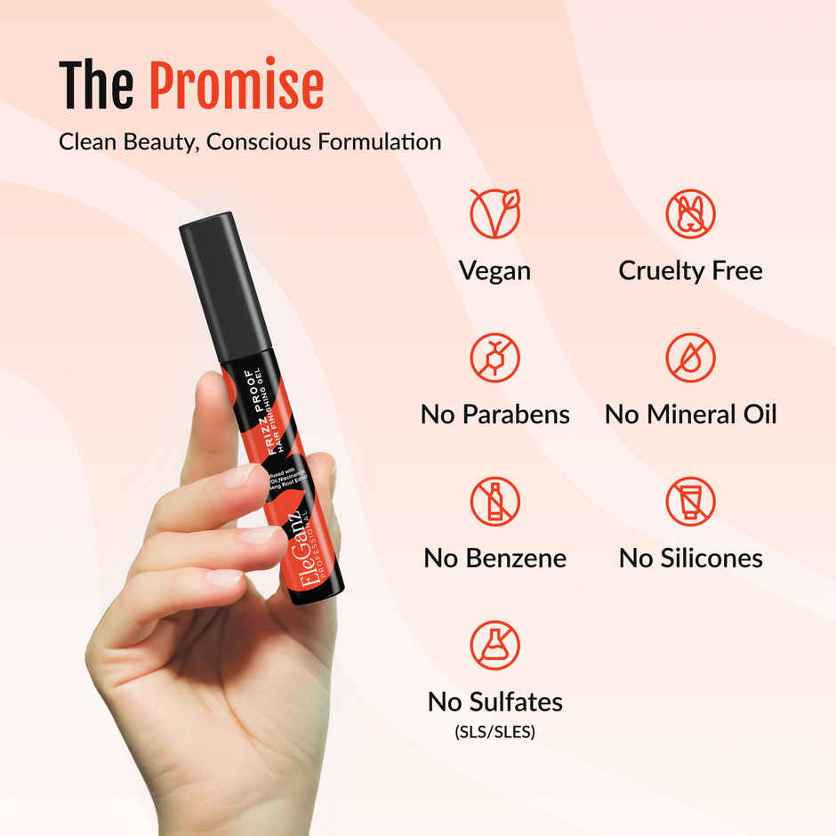 EleGanz Professional Frizz Proof Hair Finishing Gel Stick with Niacinamides | Flyaways & Baby Hairs