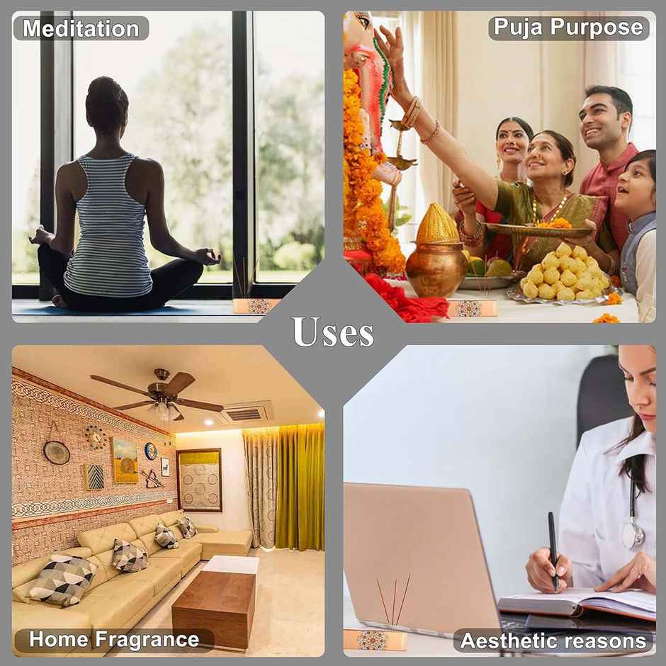 Nirmal Mogra Chandan Agarbatti Zipper | Shubhkart