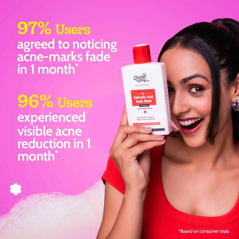 Chemist at Play Acne Control Body Wash For Sweaty, Oily Normal & Dry Skin