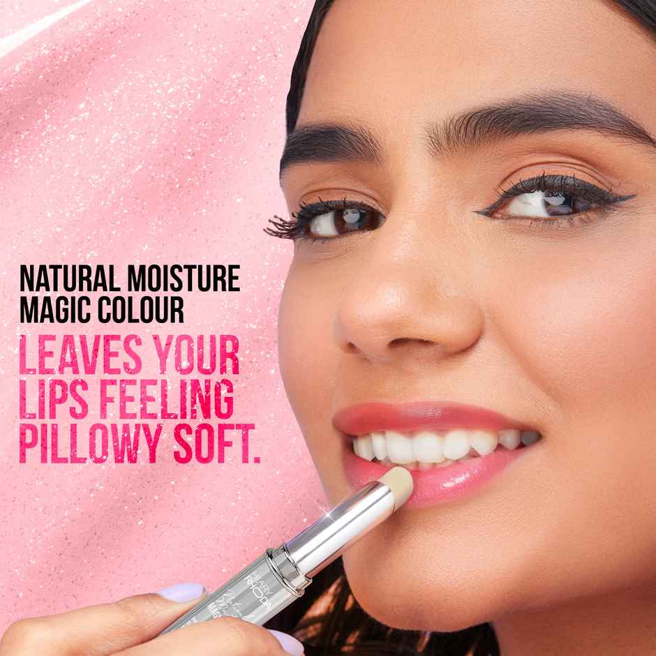 Hilary Rhoda Natural Moisture Magic Colour Lip Balm | Hydrating & Moisturising | Grape Seed Extract