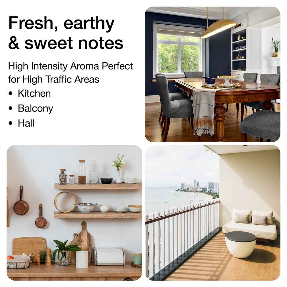 Soulflower Premium Reed Diffuser Lemongrass - Refreshing Aroma