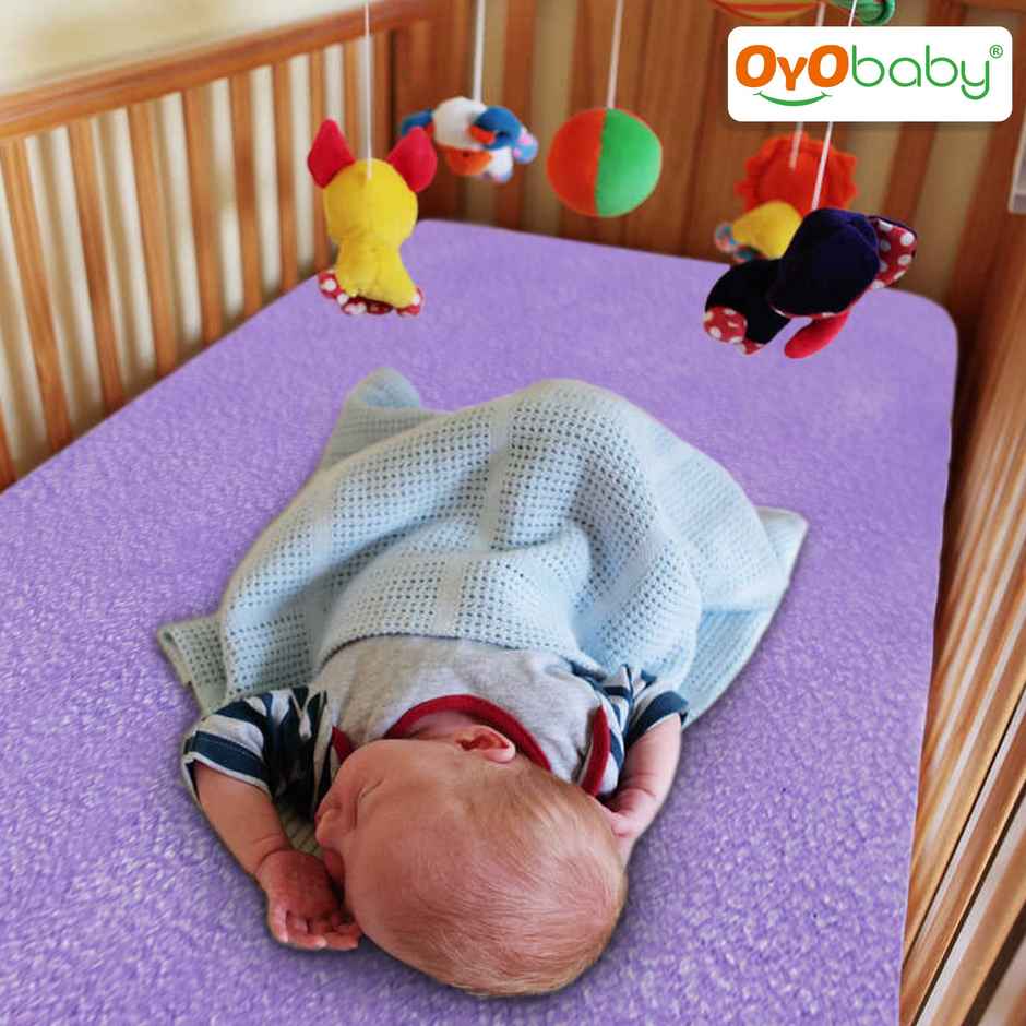 Oyo Baby Waterproof Dry Sheet M 100Cm X 70Cm, Voilet
