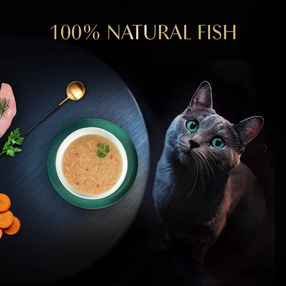 Sheba Soup With Tuna Premium Adult Wet Cat Food | Pouches Irresistible Flavor