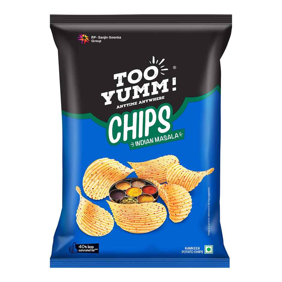 Too Yumm - Potato Chips Indian Masala(84gms) & Veeba Cheese And Jalapeno Dip(300gms) Combo