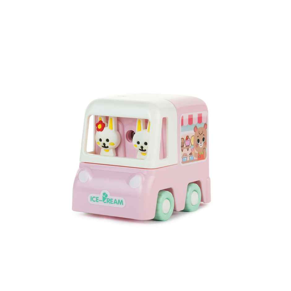 Qips Car Shaped Rotary Machine Pencil Sharpener - 308 Pink