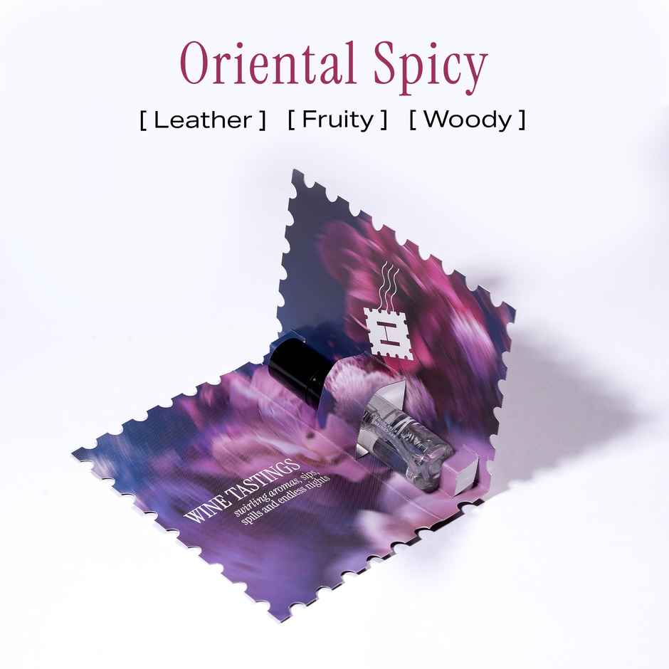 Hira Wine Tastings Eau De Perfume Mini for Women with Ginger, Rose, Sandalwood Notes