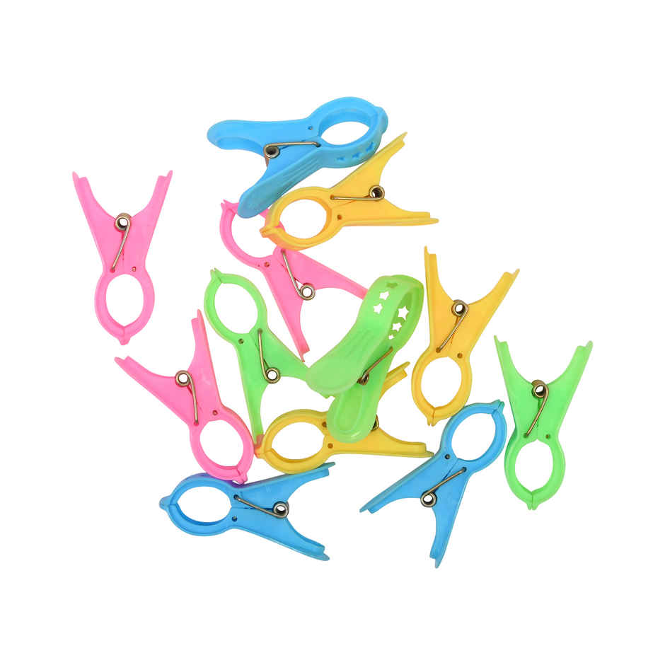 Sinco Vinci Drying Stand Cloth Clips / Cloth Pegs - Pack of 1 (12 Pieces)