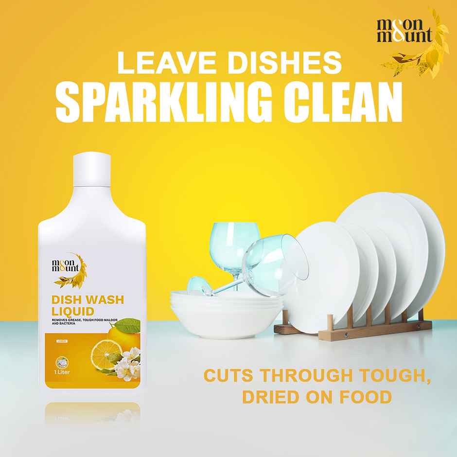 Moon&Mount Lime And Basil Fragrance Dishwash Liquid Gel