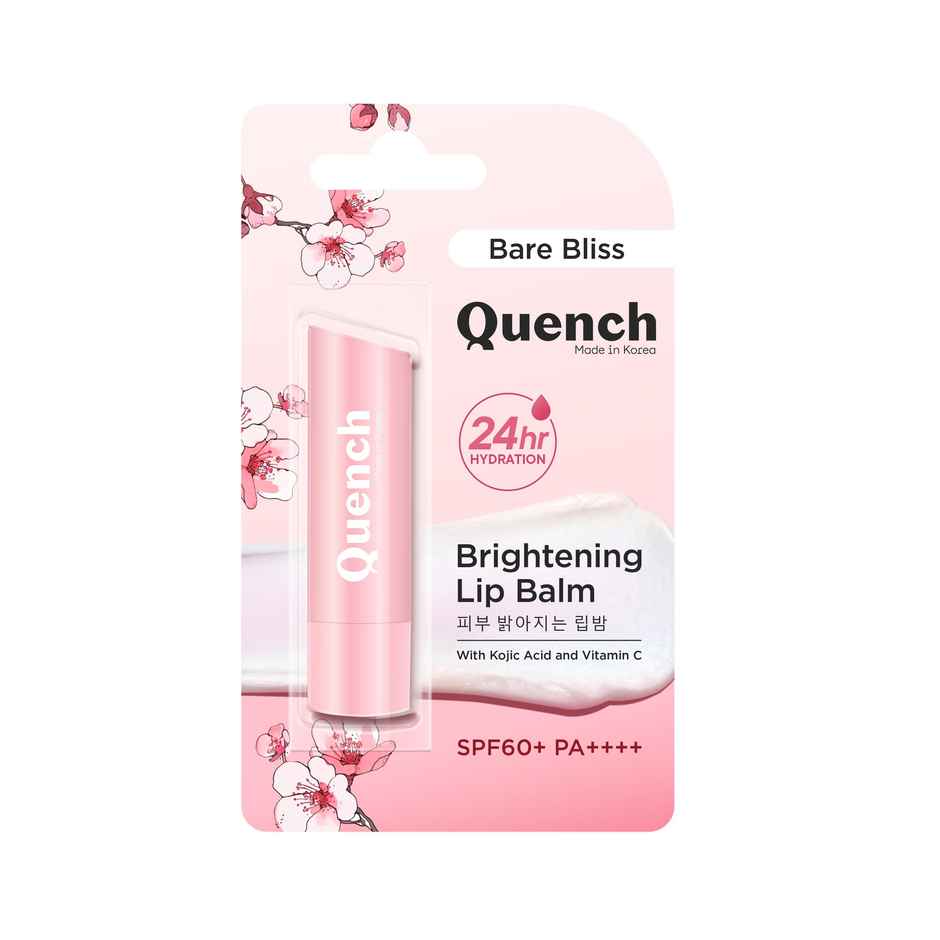 Quench SPF 60+ PA++++ Brightening Lip Balm with Kojic Acid & Vitamin C