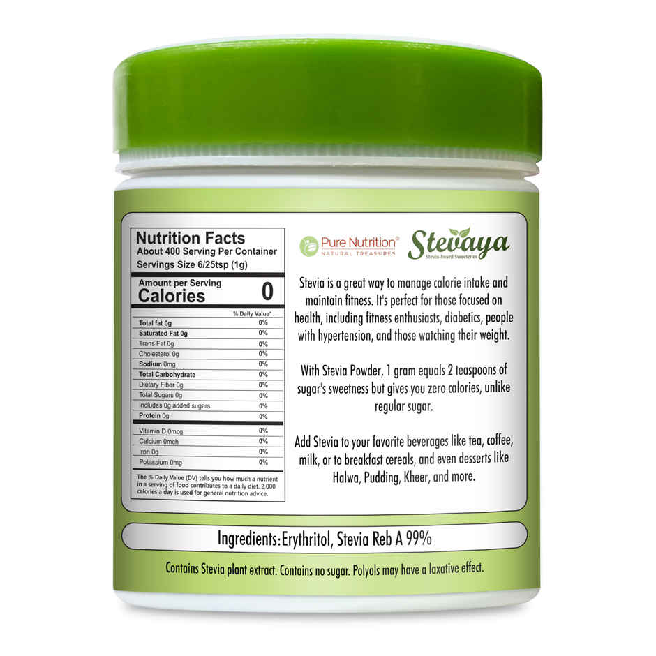 Stevaya | Natural Stevia Based Sweetener Powder