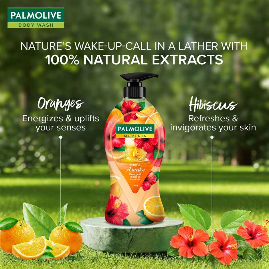 Palmolive Moments Range Mindful Awake Body Wash | Shower Gel