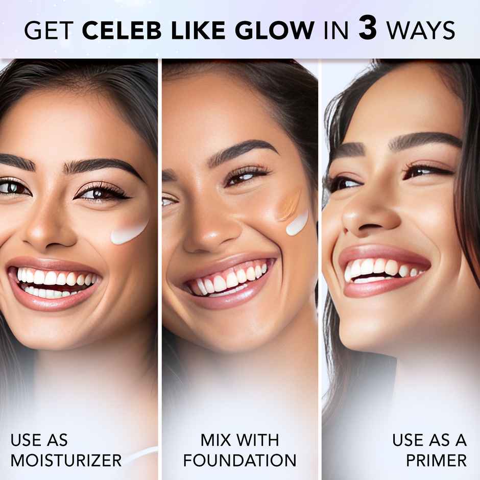 Faces Canada Strobe Cream - Silver, Primer + Highlighter + Moisturizer