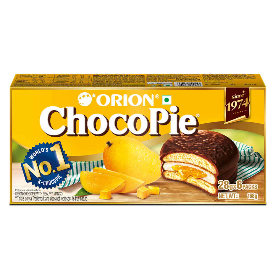 Orion Mango Choco Pie | Maida-free, Palm Oil-freeand Sugar-free Combo