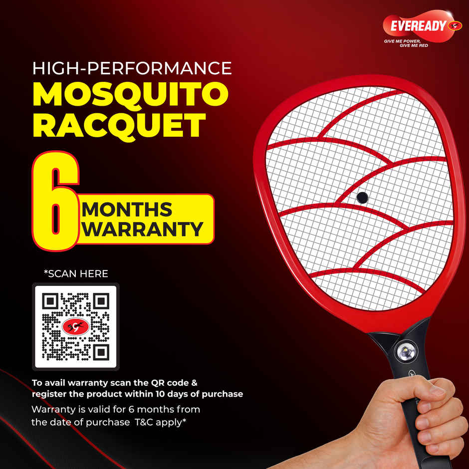 Eveready Power Zap Max Mosquito Racquet