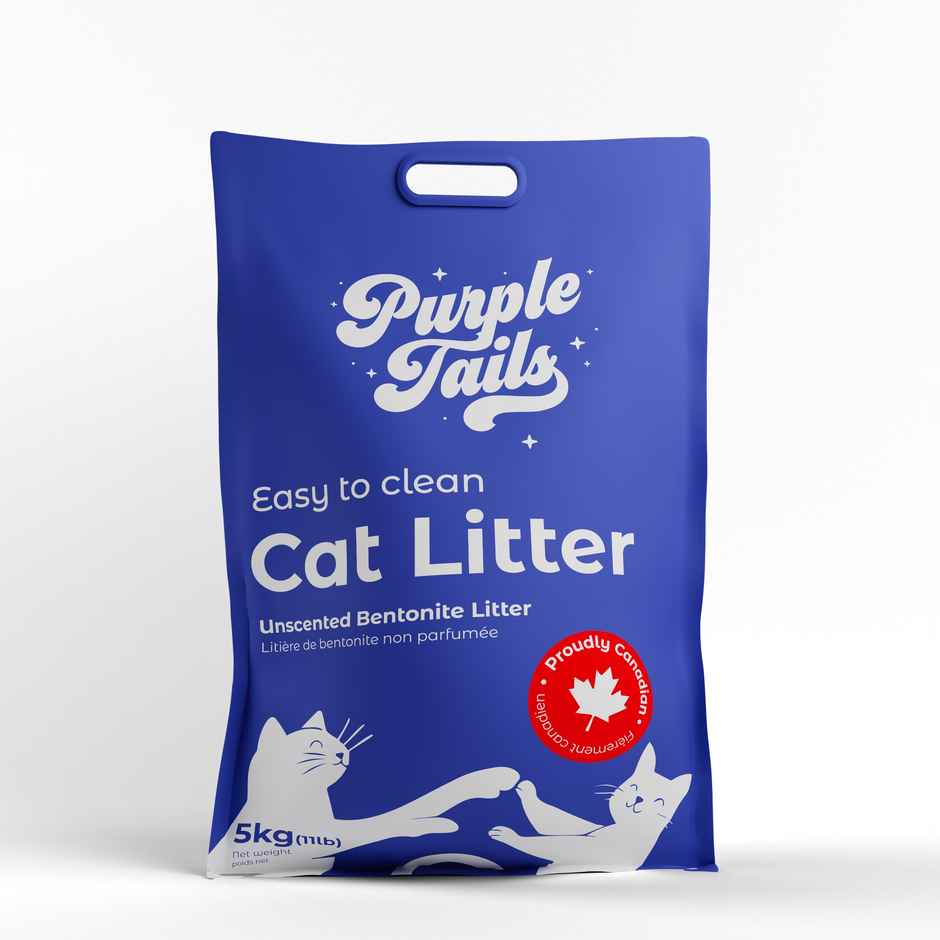 Purple Tails Canada Activated Carbon Cat Litter (Unscented)