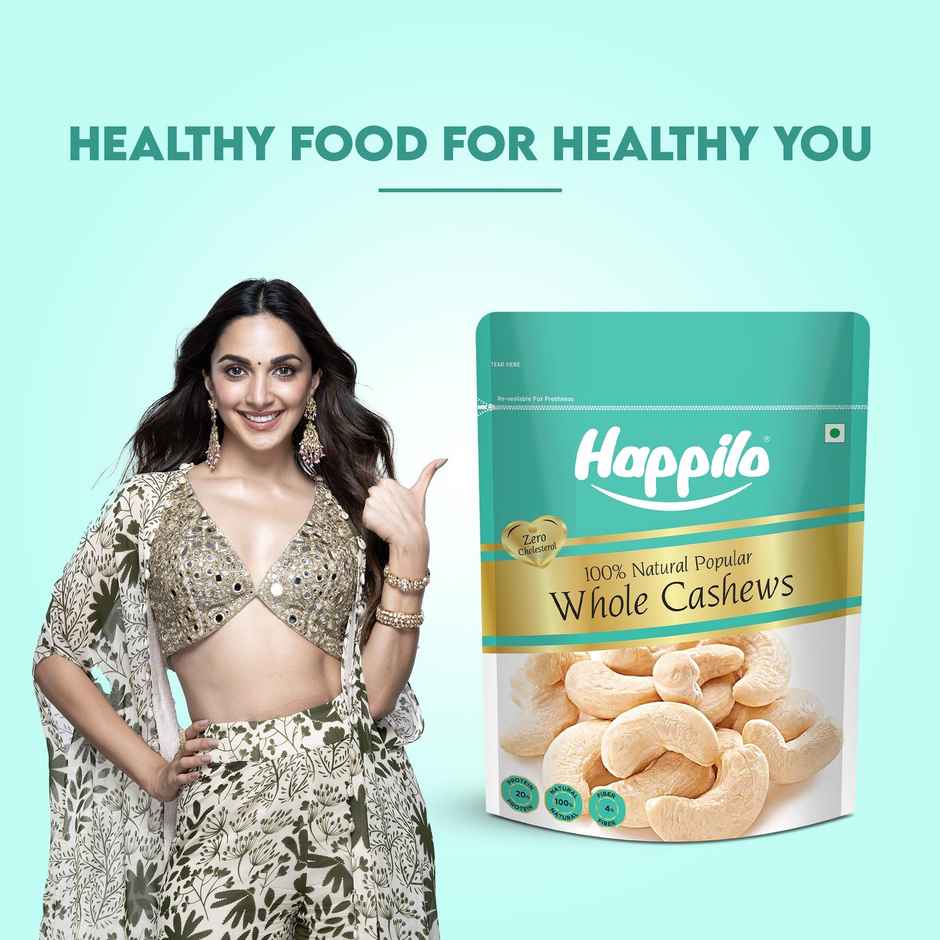 Happilo 100% Natural Whole Popular Cashews