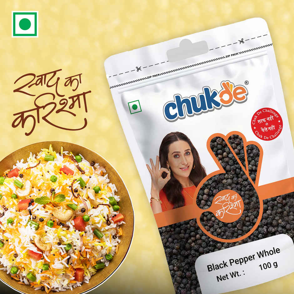 Chukde Black Pepper Whole (Kali Mirch Sabut)