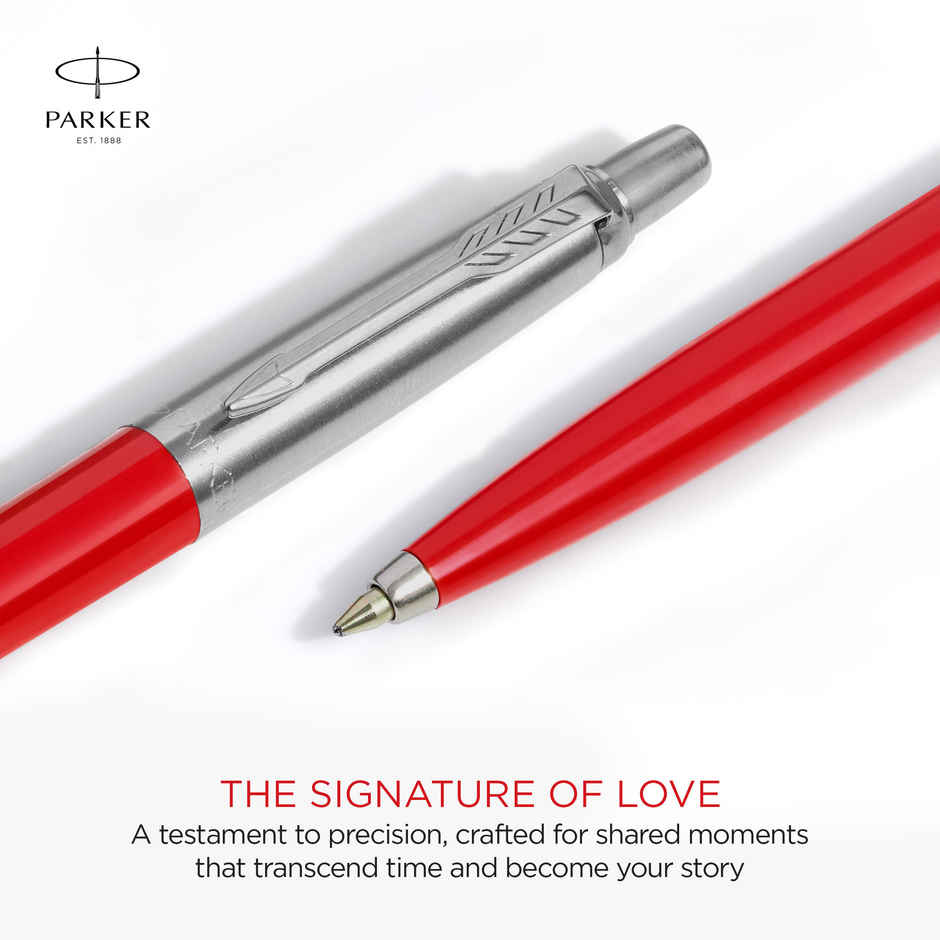 Parker Jotter Originals Valentines Gift Set | Valentine-Themed Ball Pen & Notebook | Blue Ink