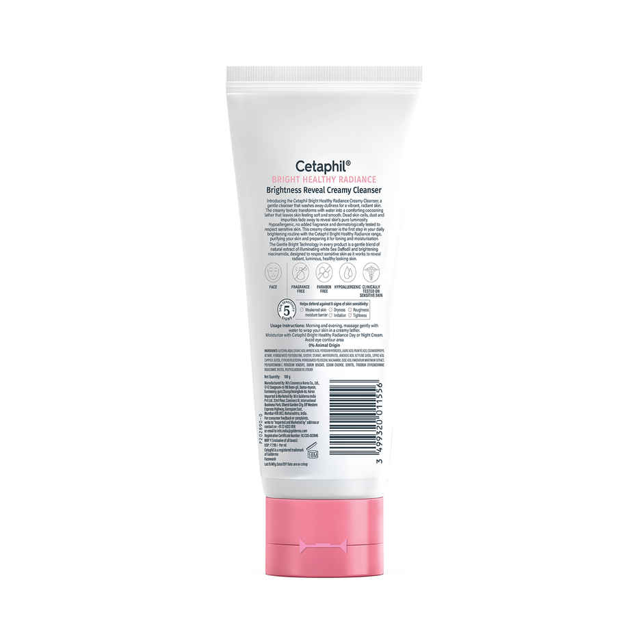 Cetaphil Bright Healthy Radiance Brightness Reveal Creamy Cleanser