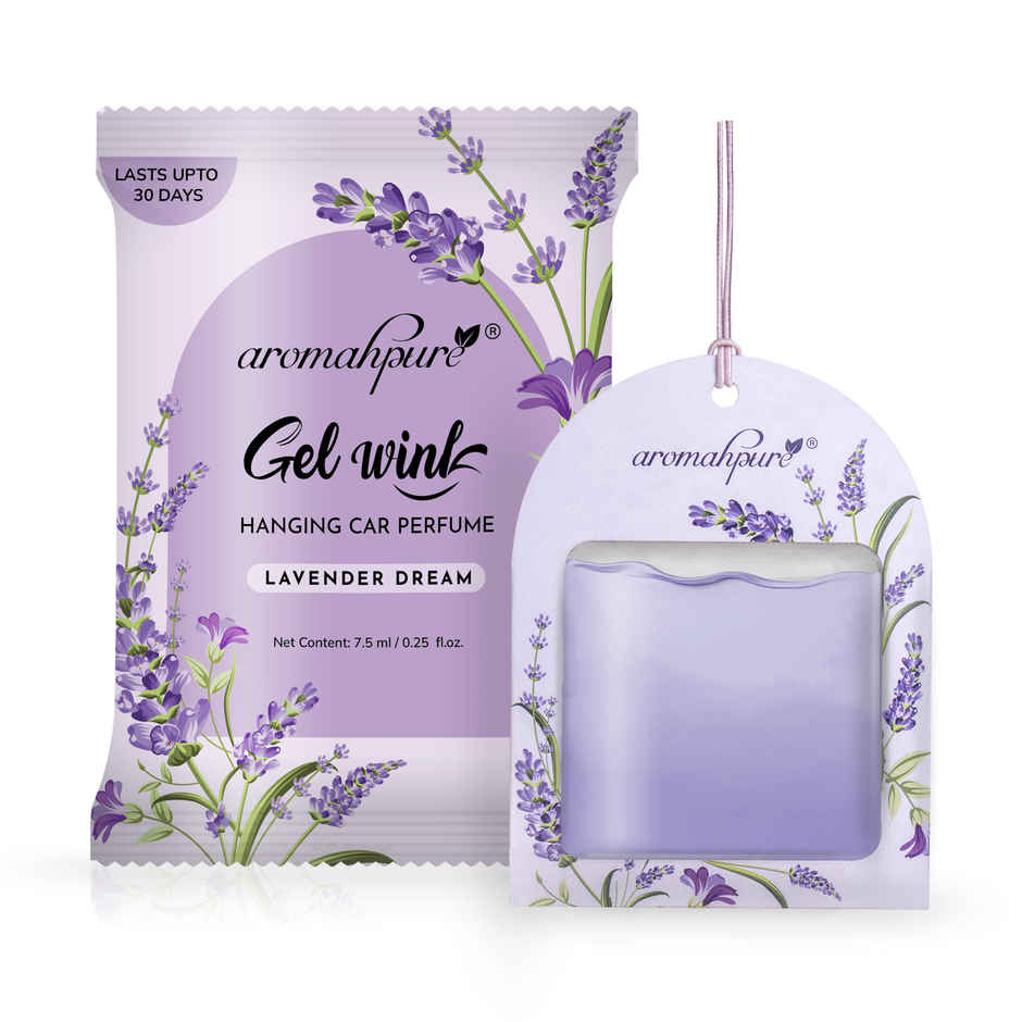 Aromahpure Gel Wink Car Perfume - Lavender Dream | Long-Lasting | 30 Days