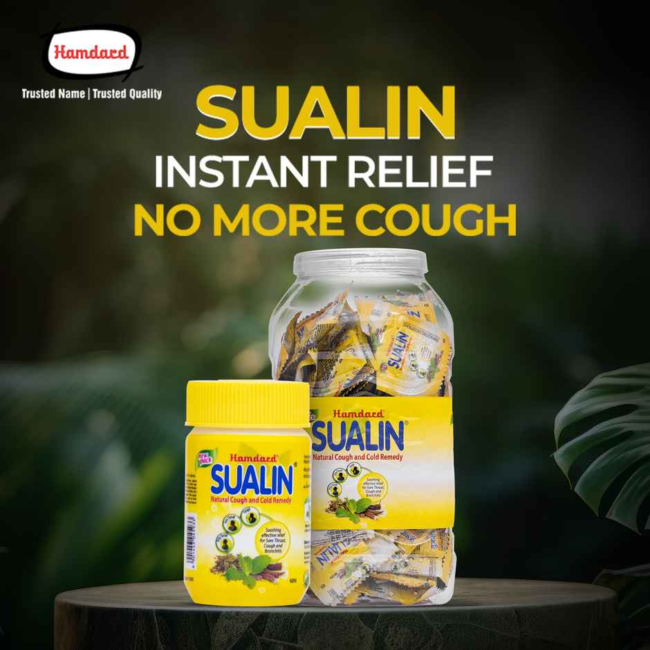 Hamdard Sualin Tablets| Cold - Cough - Absolutely Pure Natural Tablets