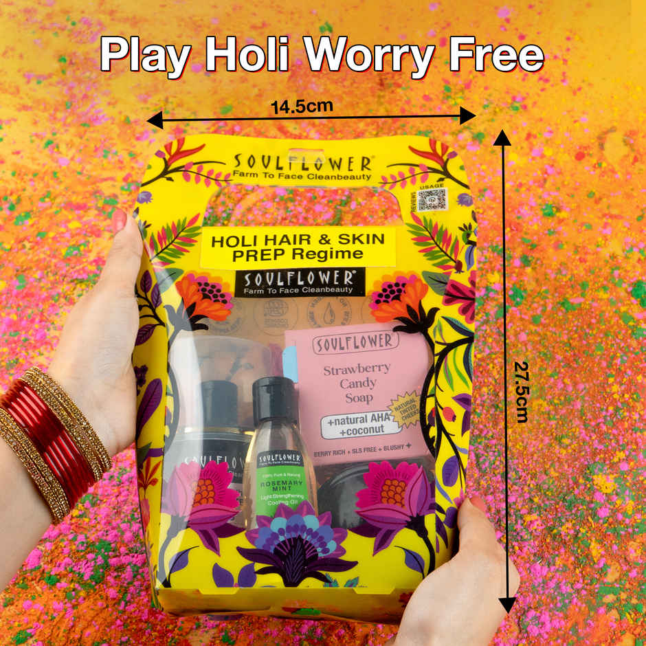 Festive Hair Care Kit | For Holi Hair & Skin Prep | Soulflower