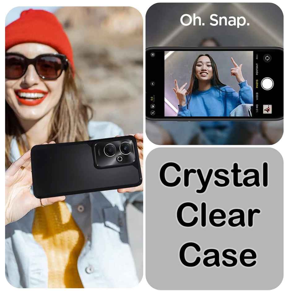 Artistque Case for Mi Redmi 13 5g | Poco M6 Plus 5g TPU Back Cover - Transparent Shockproof