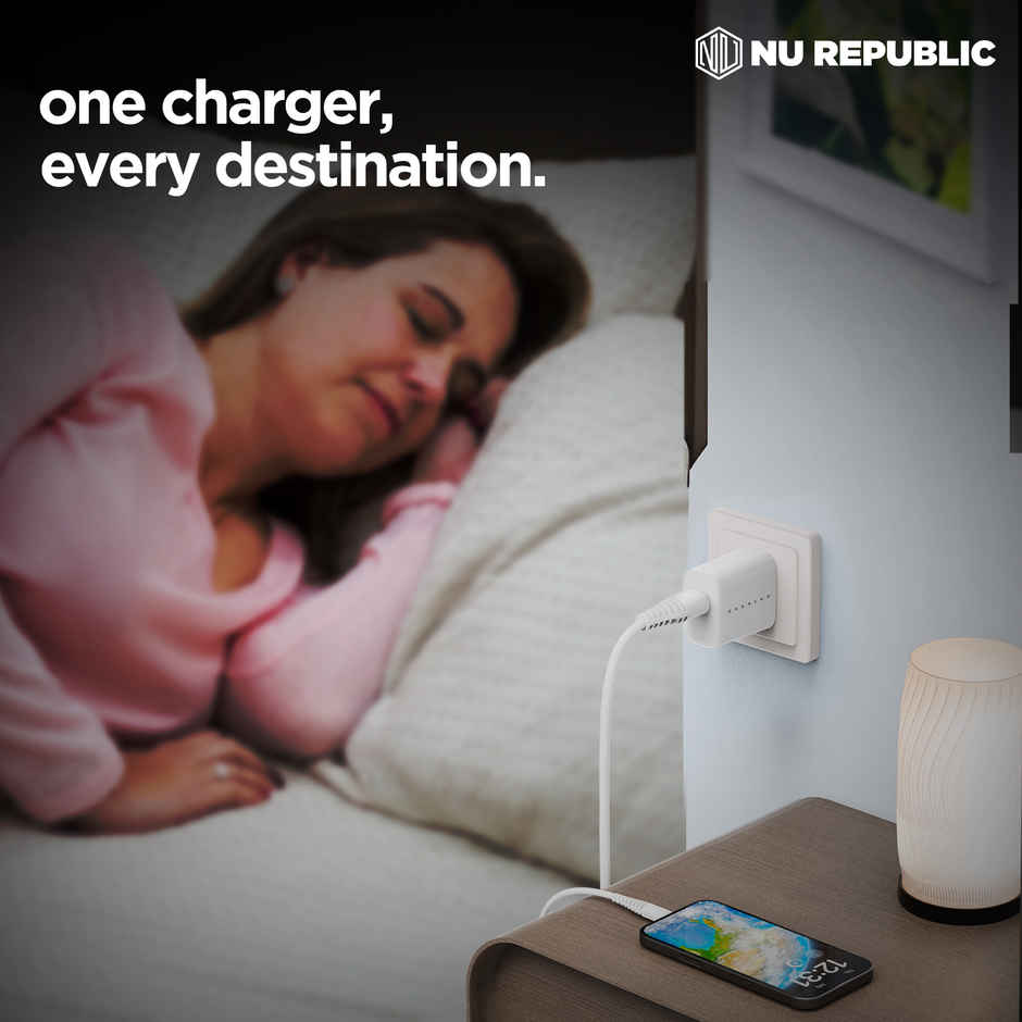 Dubstep Sprint 12W 2.4A Fast Charging Adapter With Cable (Usb-A To Type-C )