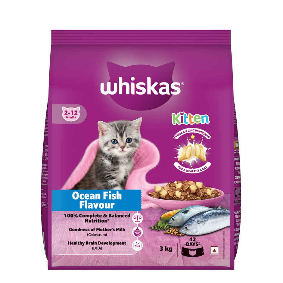 Whiskas Kitten Ocean Fish Flavour Dry Cat Food