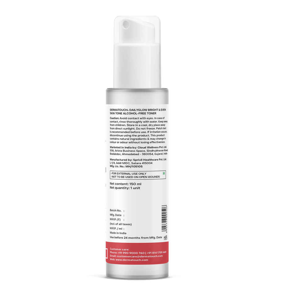 Dermatouch Bright & Even Skin Tone Toner With Niacinamide