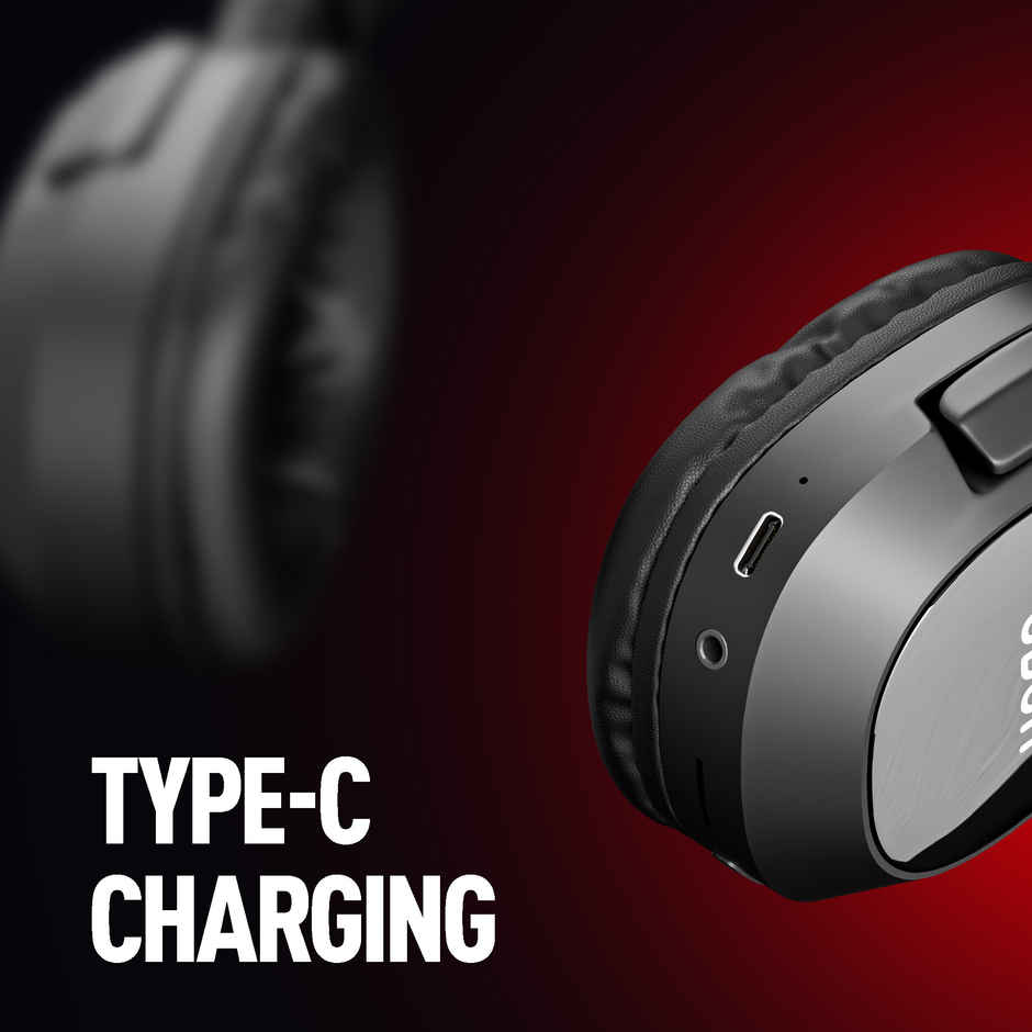 UBON Hip Hop Wireless Headphone with 40Hrs Playtime, Multi Connectivity, BT v5.3 Bluetooth Headphone