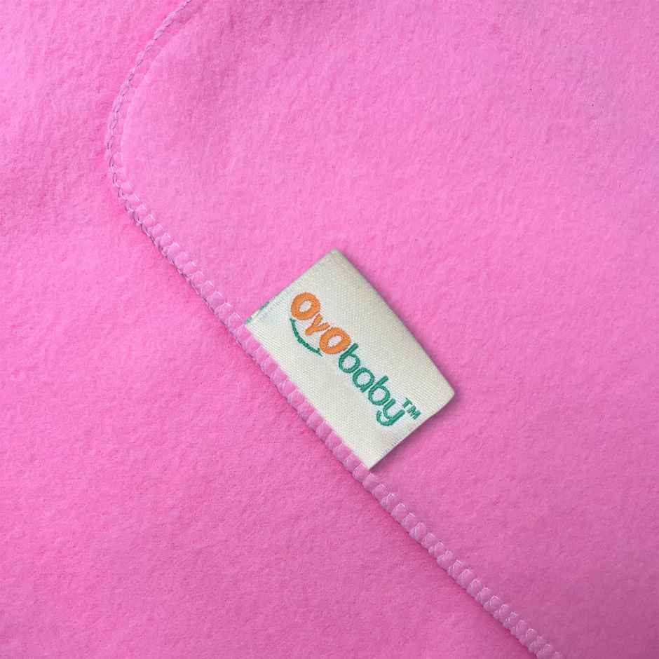 OYO BABY Premium 3 Hooded Blanket for Baby (Pink + Blue + Yellow) 0-24 months