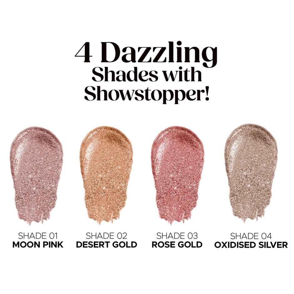 Hilary Rhoda Showstopper Liquid Eyeshadow | Gel-Based Formula | Rose Gold - Shade 03