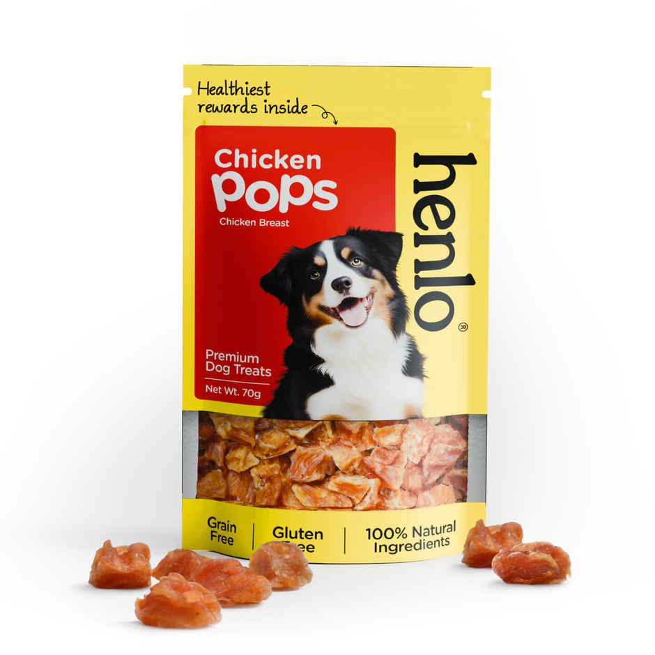 Henlo Chicken Pops Treat |Dog Treats |Treats |Crunchy|Chewy treat |Crispy treats |pet treats