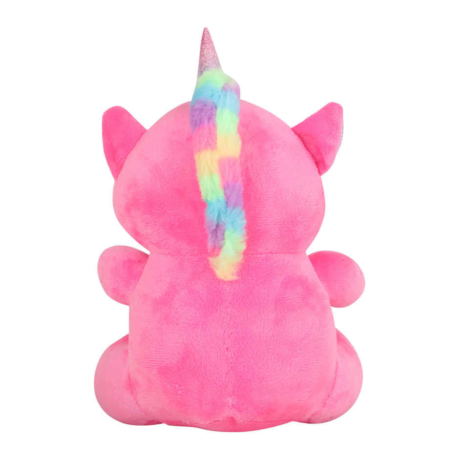 DearJoy Sitting Unicorn | Pink - 28 cm
