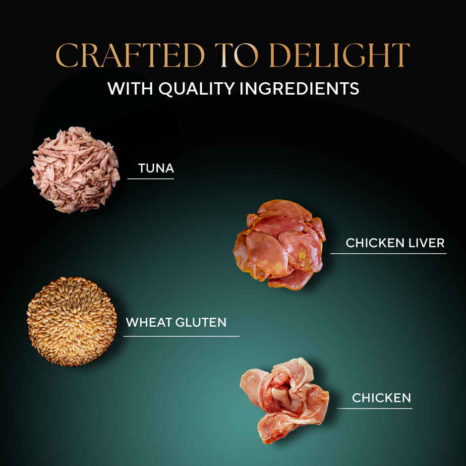 Sheba Fine Adult Chicken with Tuna in Gravy Wet Cat Food