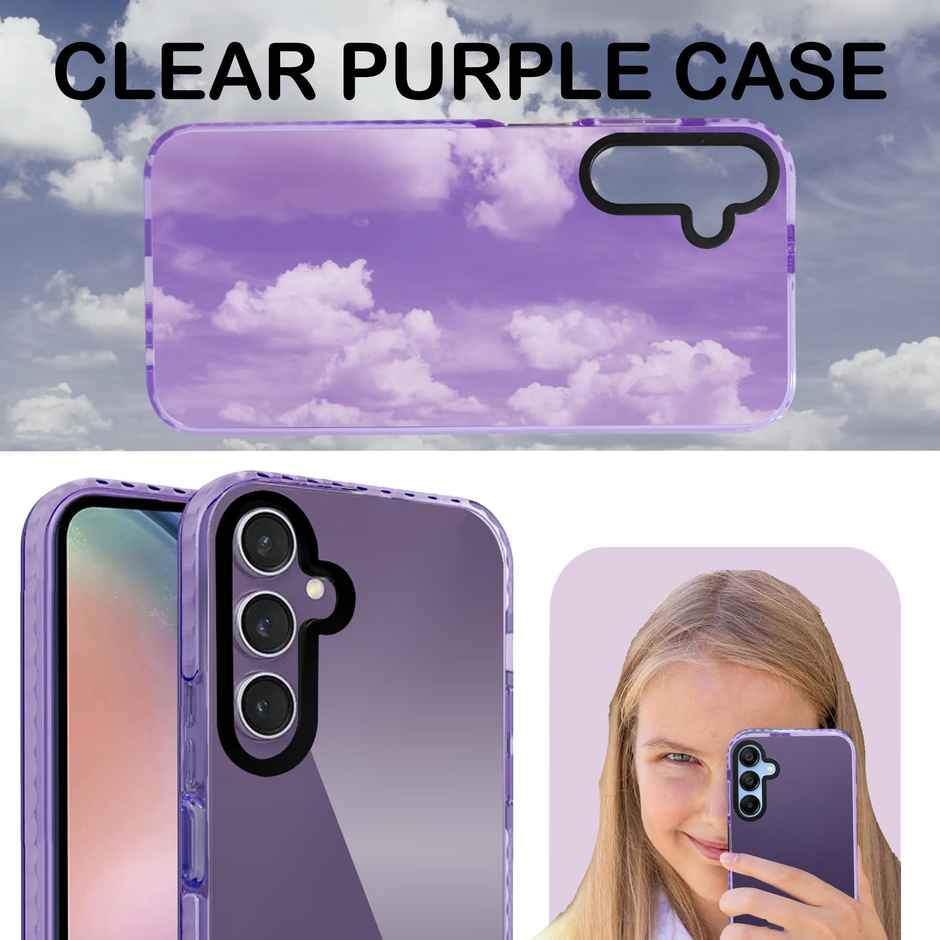 Artistque Case for Samsung Galaxy S24 Fe 5g Back Cover | ultra Stylish Transparent Tpu Cover