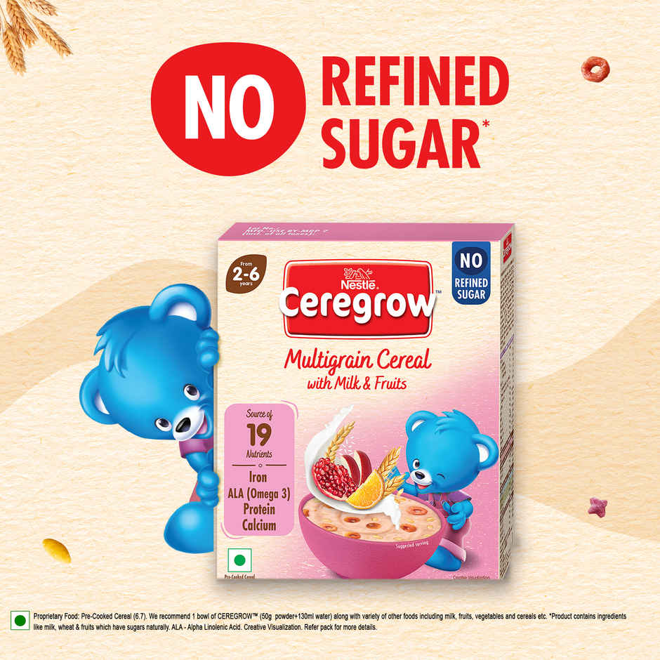 Nestle Ceregrow No Refined Sugar Multigrain Cereal